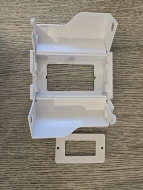 White Plastic Wall Protective Wall Cover